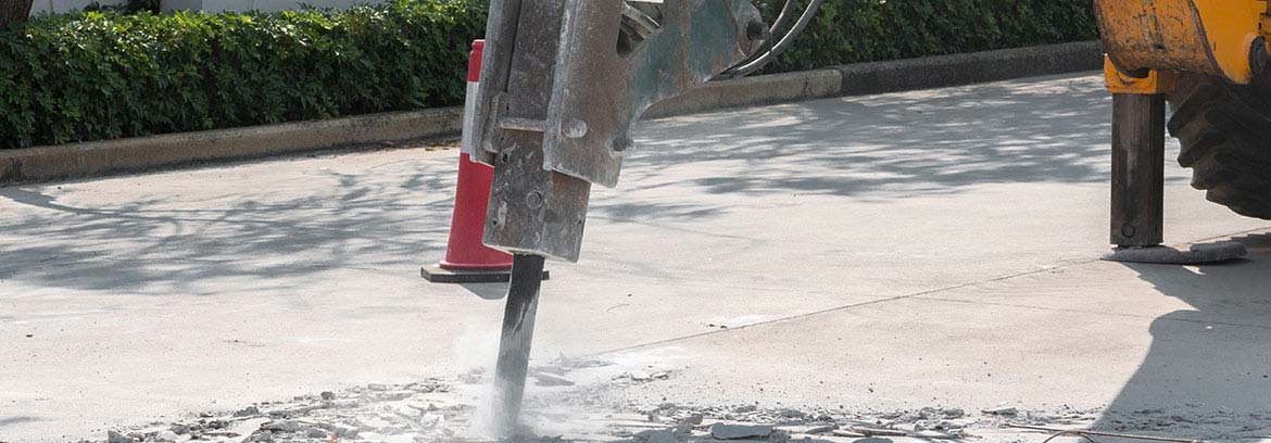 Démolition de béton